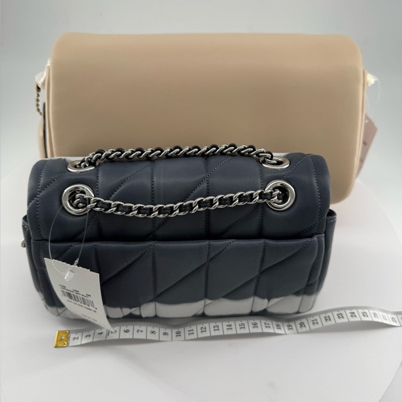 Coach Pillow Tabby 26 Shoulder Bag With Plush Padded Nappa Leather Cream NWT - Picture 17 of 17